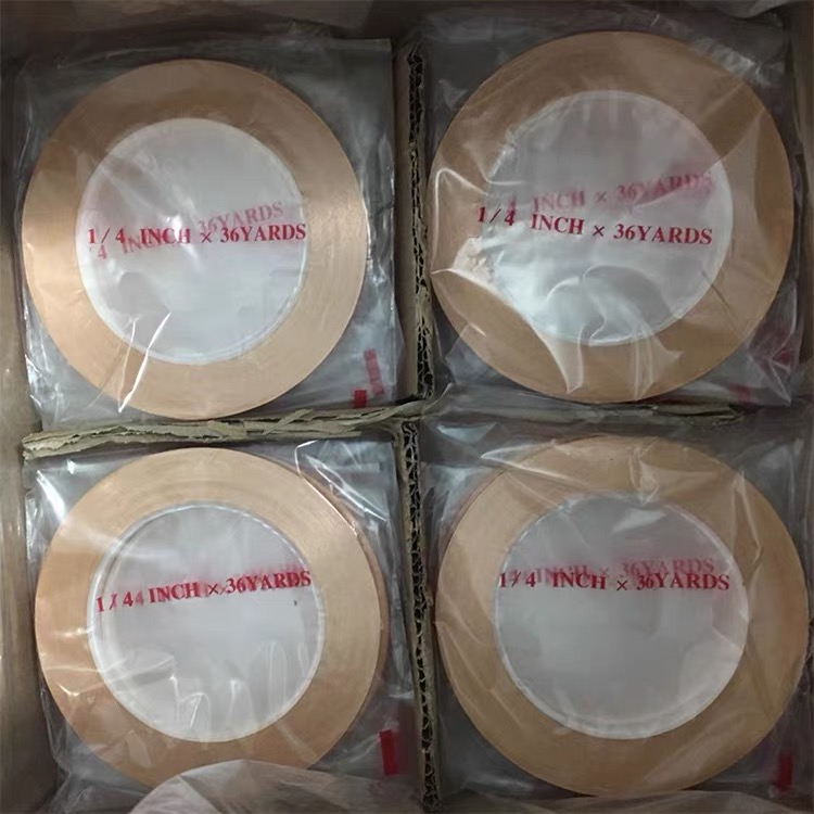 Packed copper foil rolls in carton
