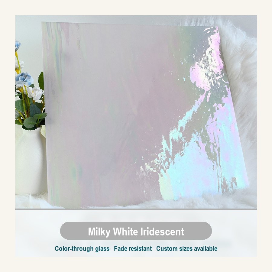 Milky White Iridescent
